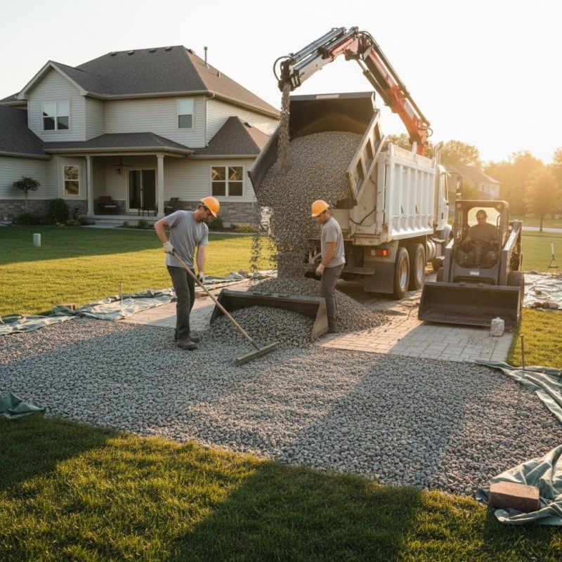 Gravel Driveway Installation detail