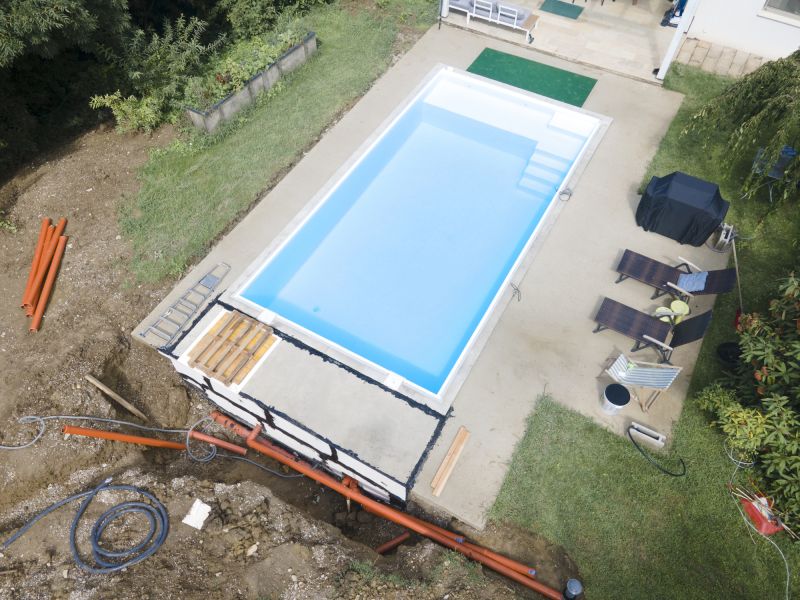 Pool Landscape Leveling
